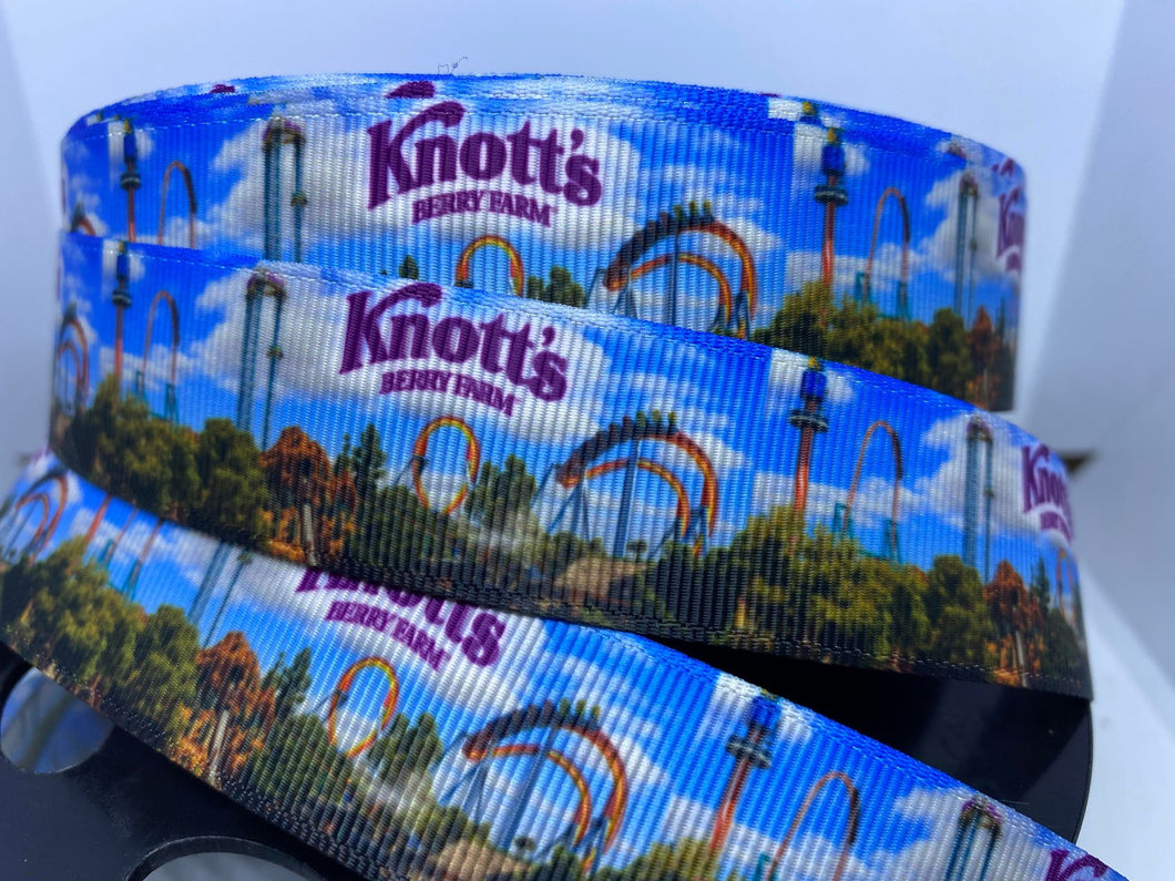 Exclusive 1 yard 1 inch Knotts Berry Farm Grosgrain Ribbon