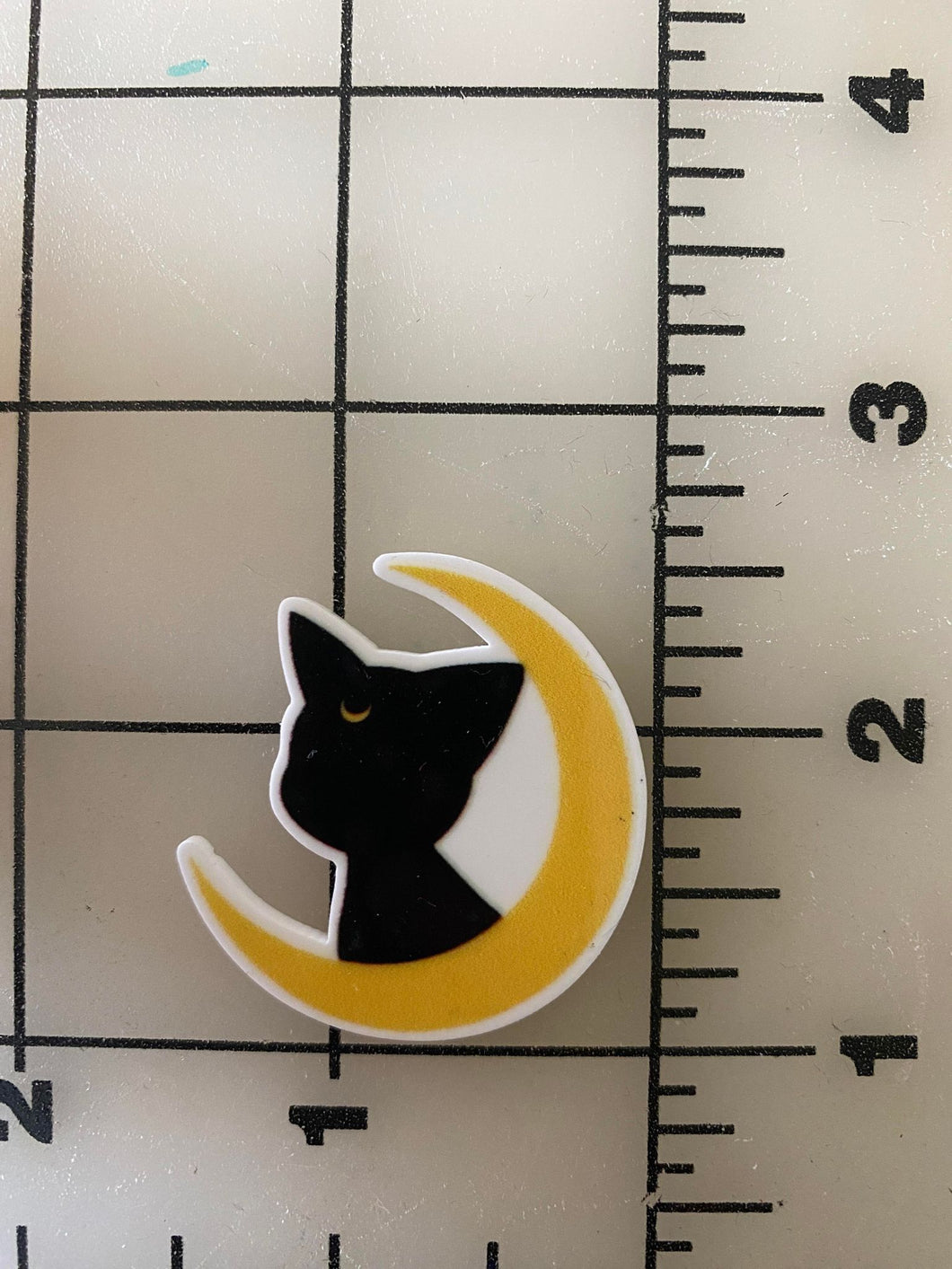 Luna Moon Sailor moon Flat back Printed Resin