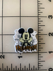 Disney Halloween Mickey Flat back Printed Resin