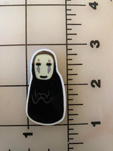 No Face "My Neighbor Totoro" Flat back Printed Resin