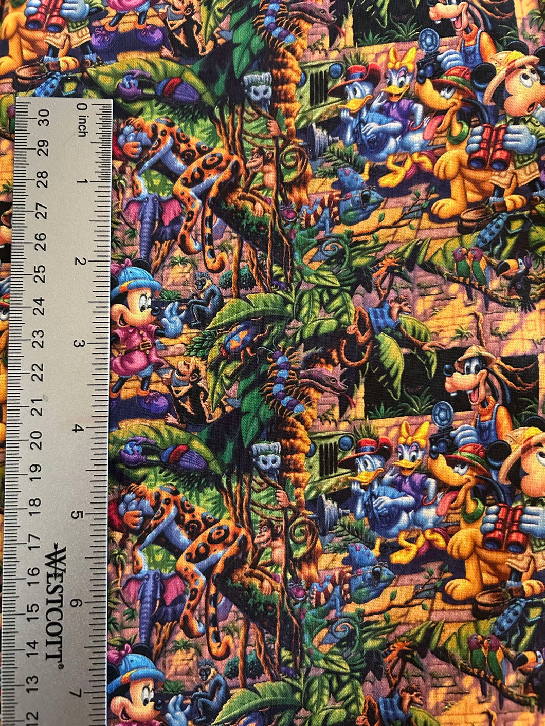 NEW 100% Cotton Disney Character Jungle Trek Custom Fabric