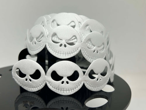 NEW 1 yard 1 inch Disney JACK SKELLINGTON Laser Cut Ribbon