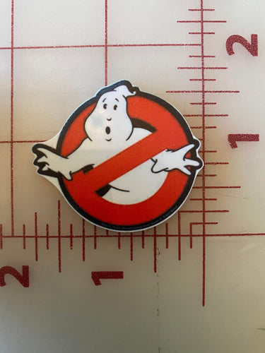 Ghostbusters Sign Flatback Printed Resin