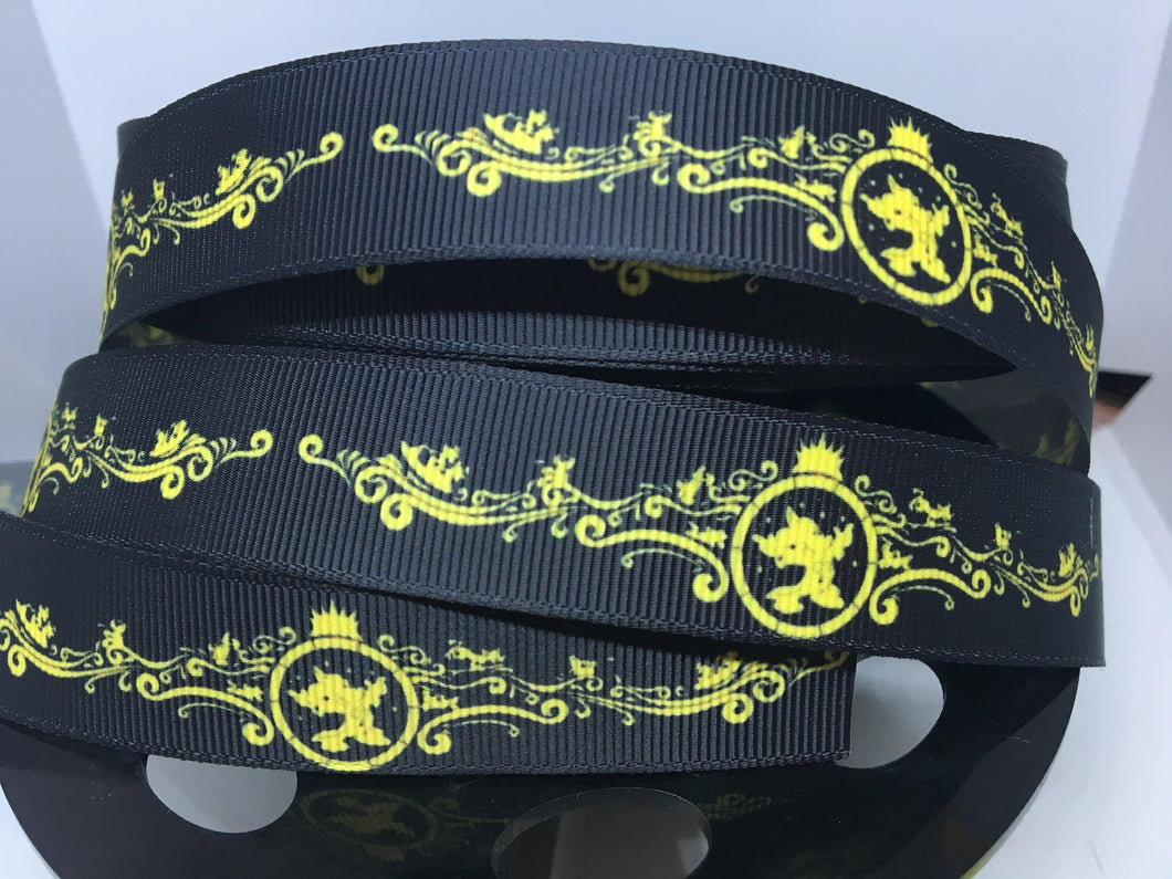 1 yard 7/8 Disney Cruise Line Bow Art MAGIC Grosgrain Ribbon – D